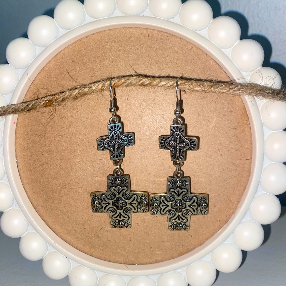Cross Dangling earrings
